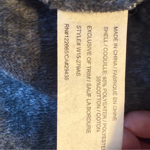 Altar'd State | Heather Gray Inside Out Drape Sweater with Pockets | Sz S - Picture 6 of 8